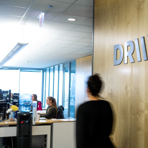 Walking through the halls at DRW